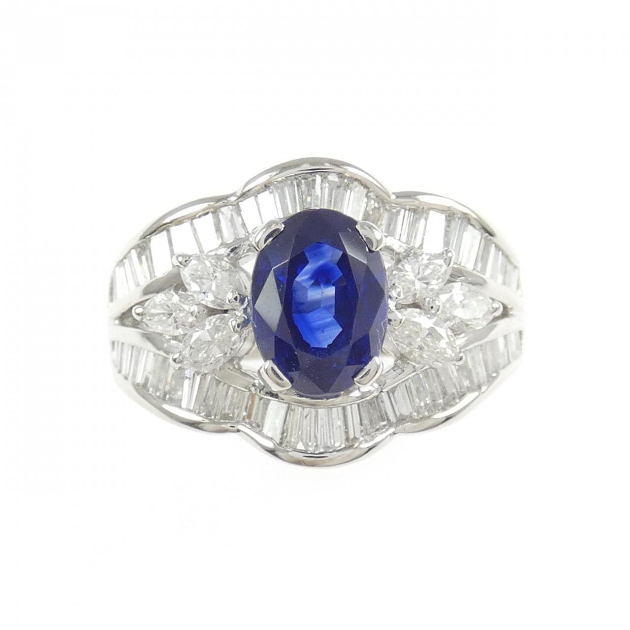 PT900 サファイヤ リング 1.83CT