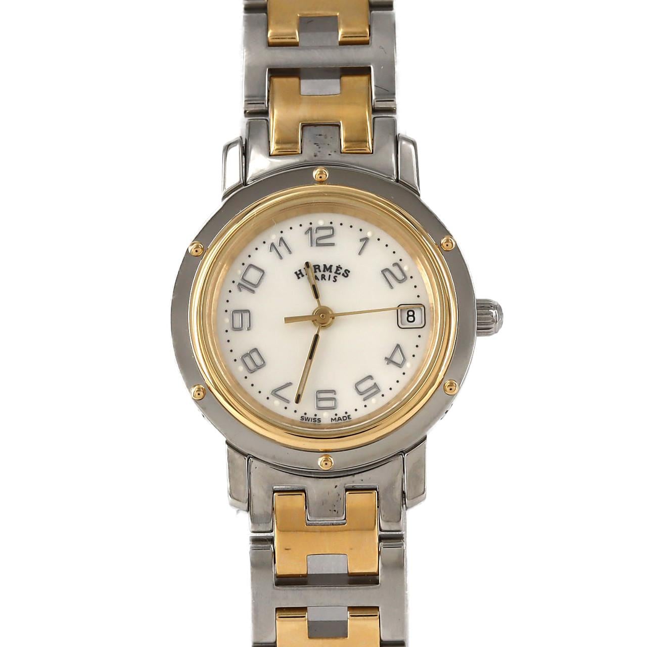 エルメス クリッパーナクレ コンビ CL4.220 SSxGP クォーツ