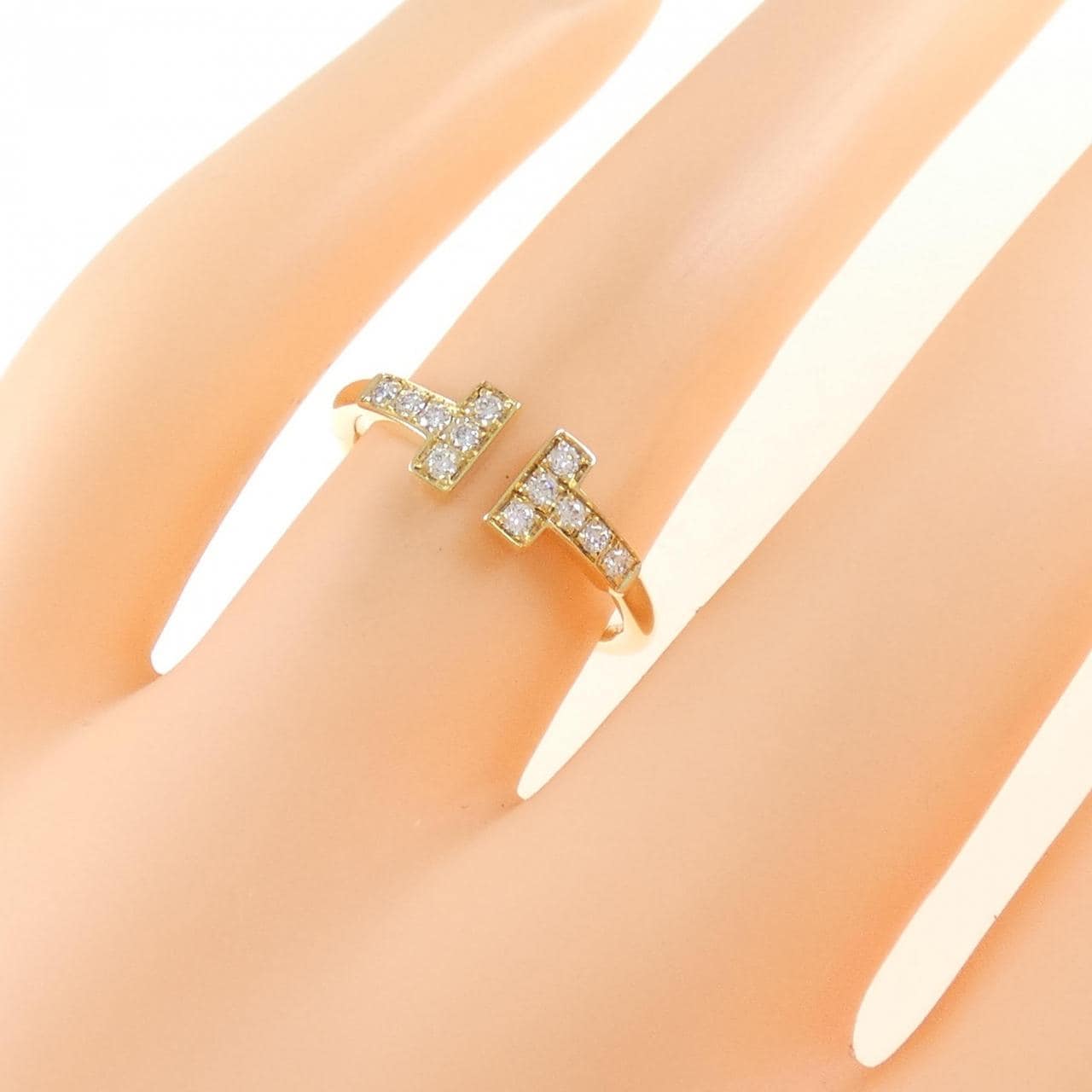 TIFFANY TIFFANY T wire ring戒指