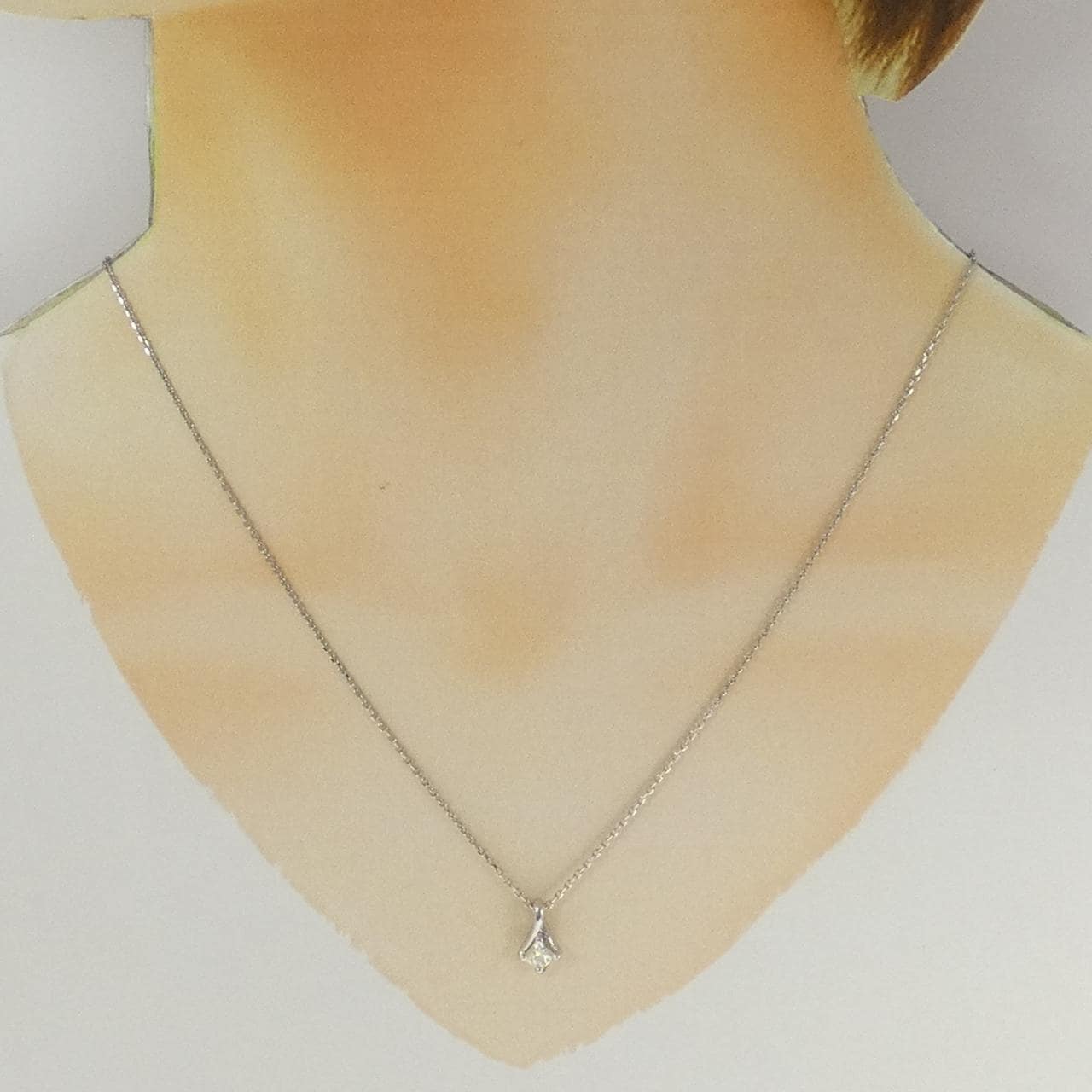 PT850 ダイヤモンド ネックレス 0.36CT