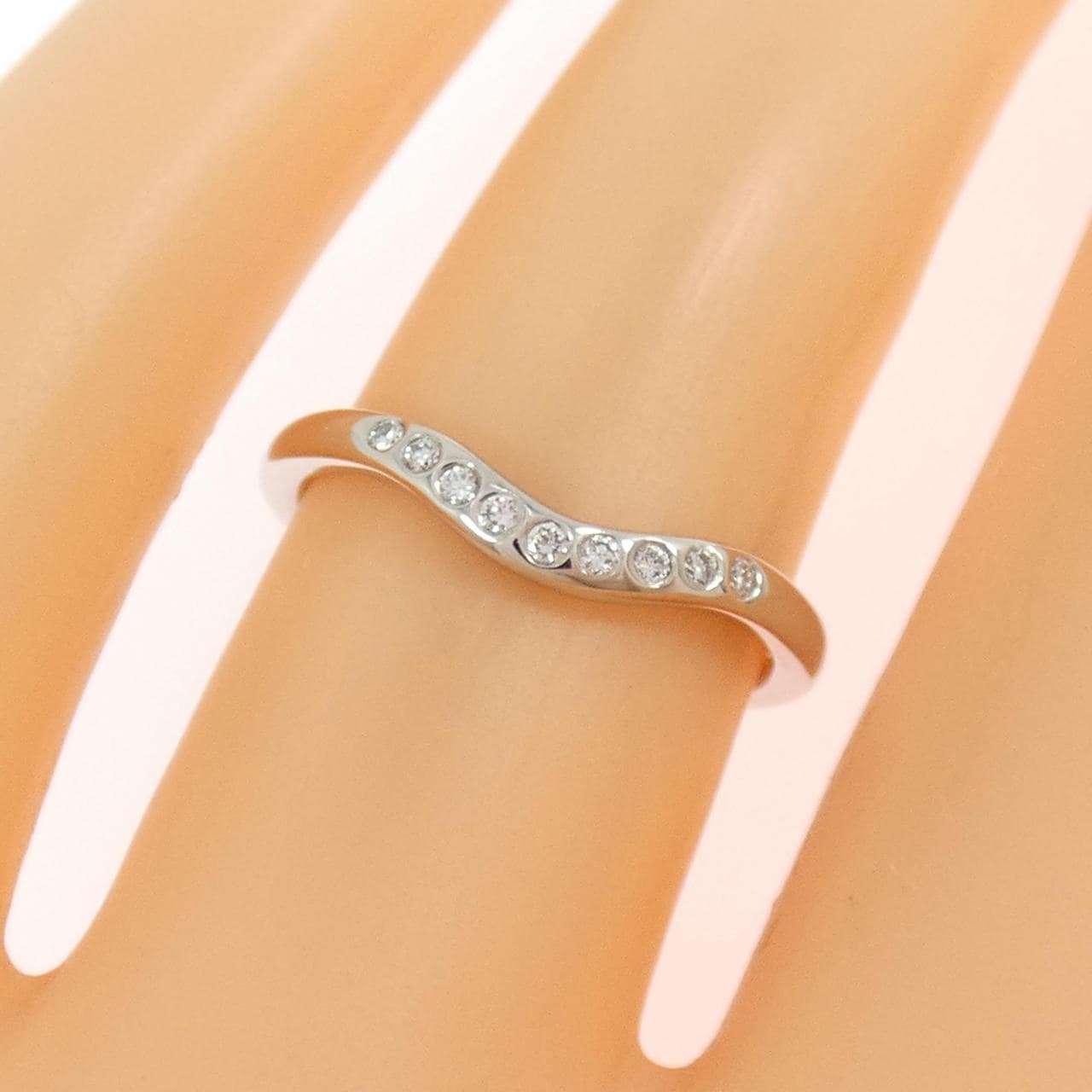 ティファニー カーブド 9P リング