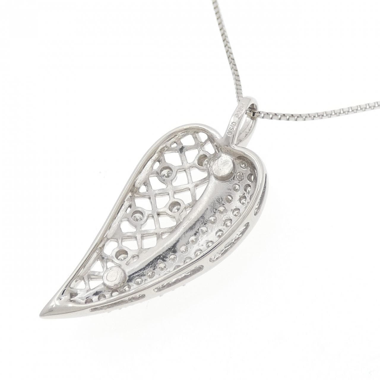 PT900/PT850 リーフ ダイヤモンド ネックレス 0.50CT