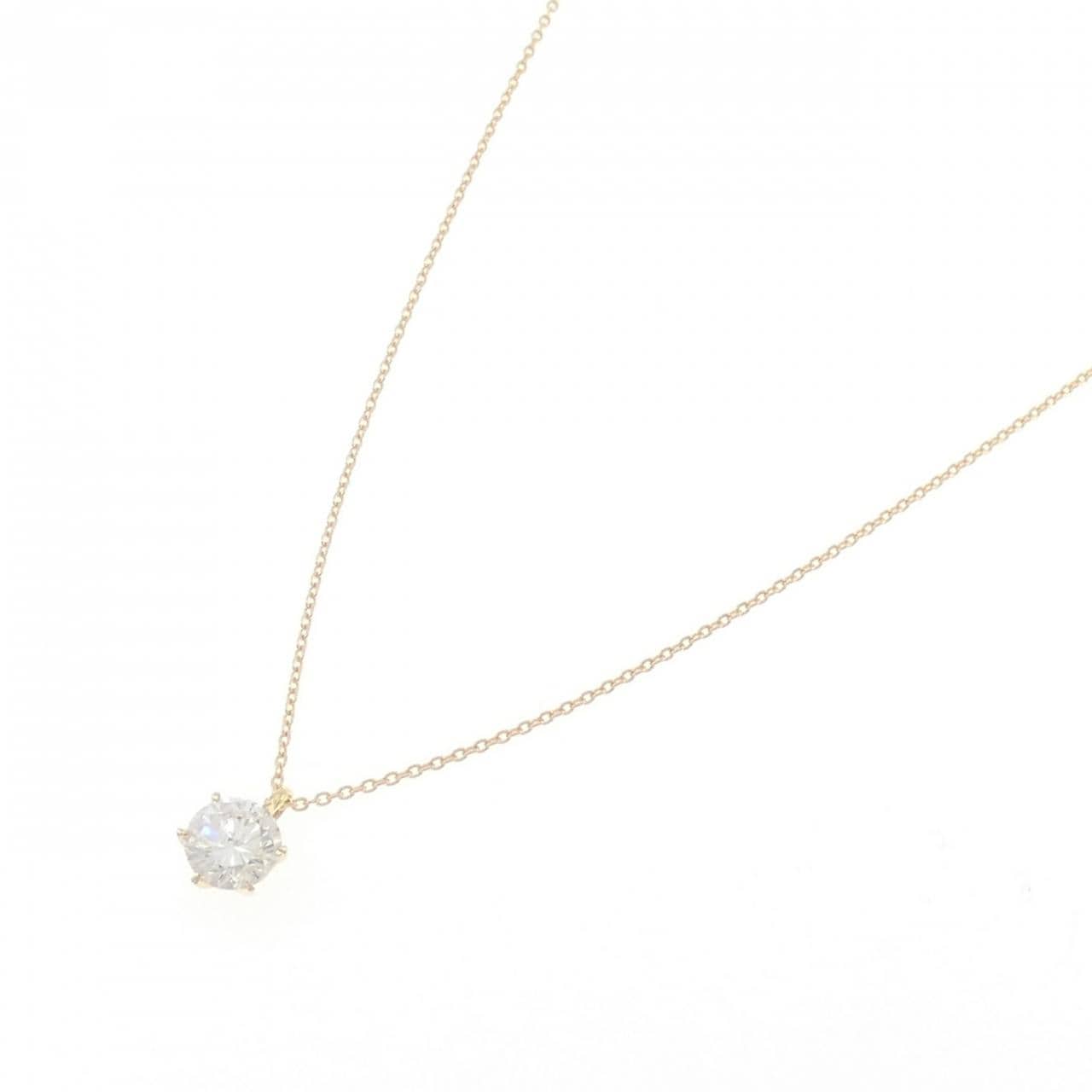 【リメイク】K18YG ダイヤモンド ネックレス 1.011CT G I1 Good