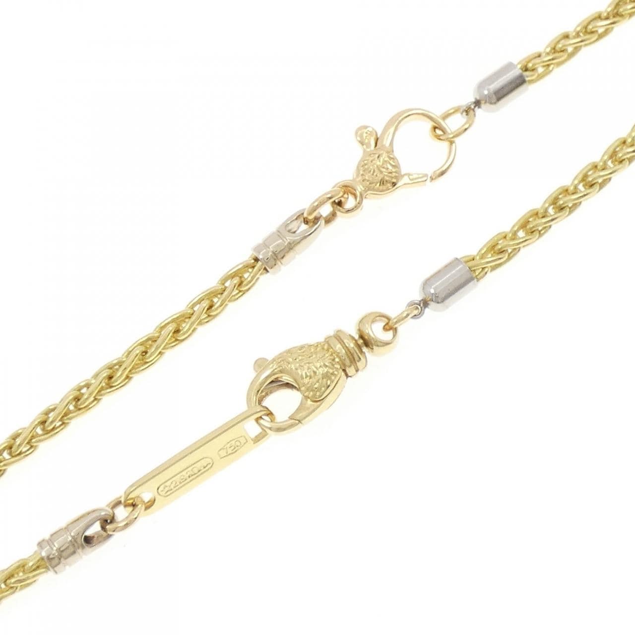 CAZZANIGA 750 Three-Color Necklace