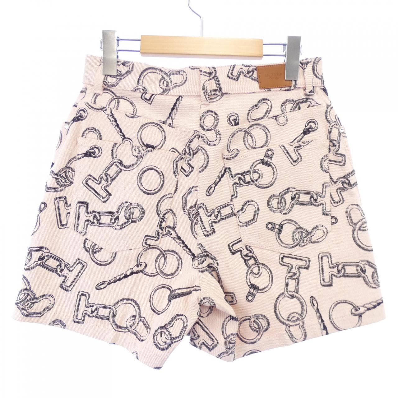 エルメス HERMES カレイドスコープエフェクトフィネス クルードセル カルトゥッシュ 4H0462DD ショートパンツ