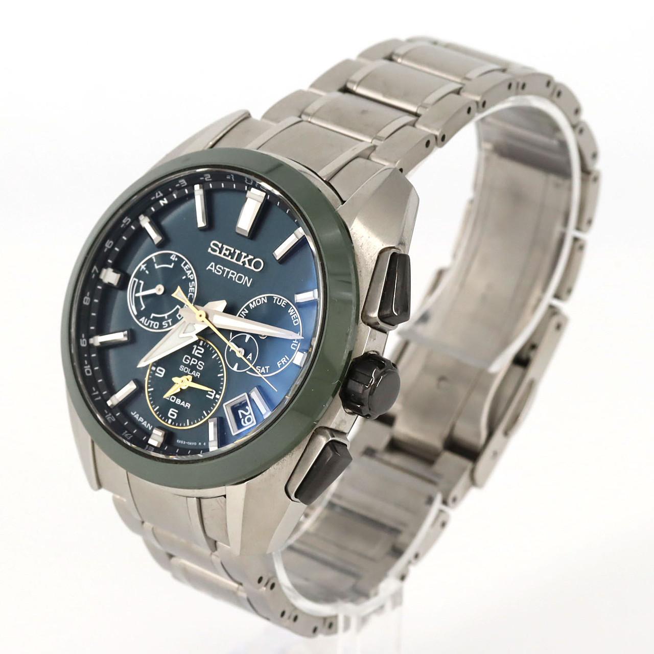 セイコー アストロンGPS LIMITED 5X53-0BA0/SBXC071 TI ソーラークォーツ
