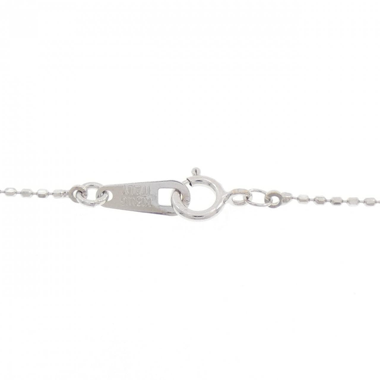 K18WG ダイヤモンド ネックレス 0.04CT