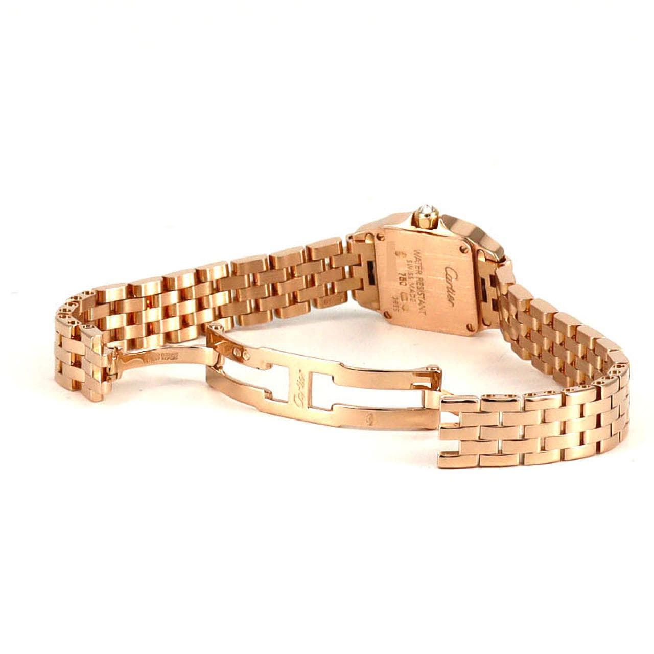 カルティエ ミニサントスドゥモワゼル PG/D WF9011Z8 PG･RG クォーツ