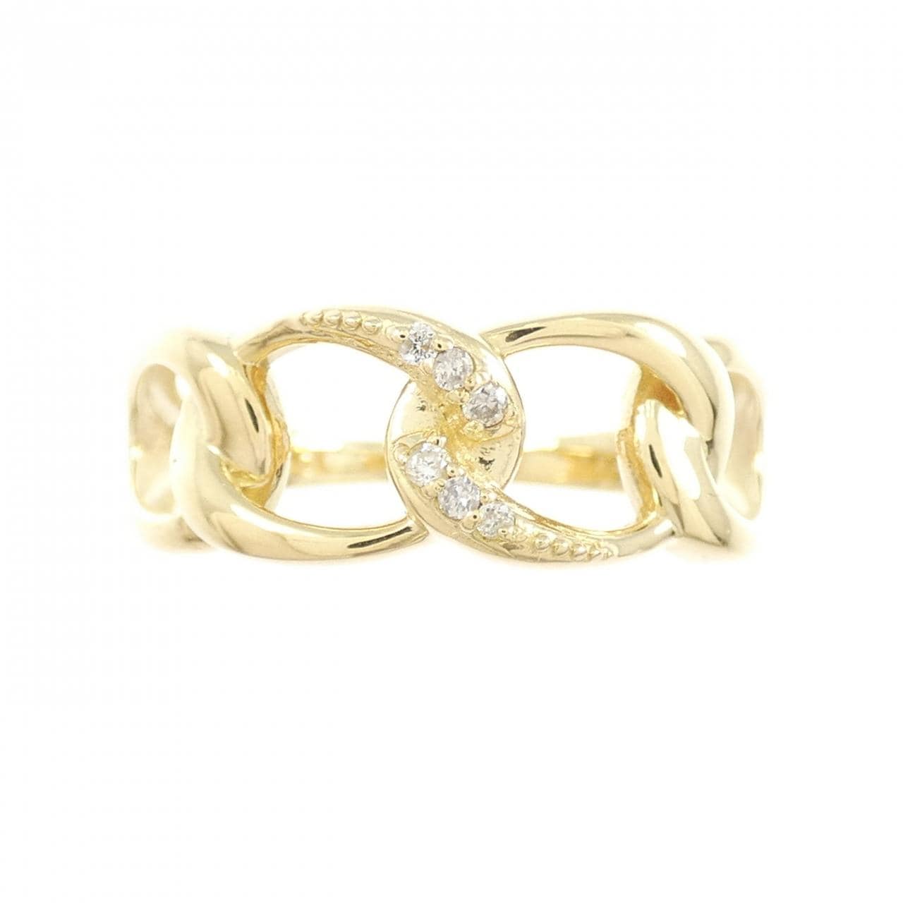 K18YG ダイヤモンド リング 0.04CT