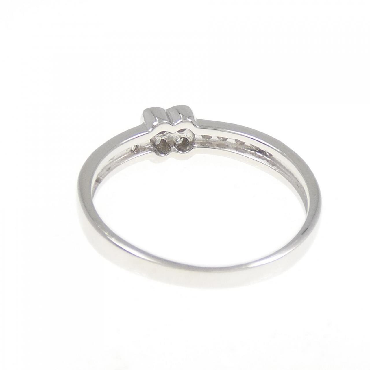 K18WG ダイヤモンド リング 0.16CT