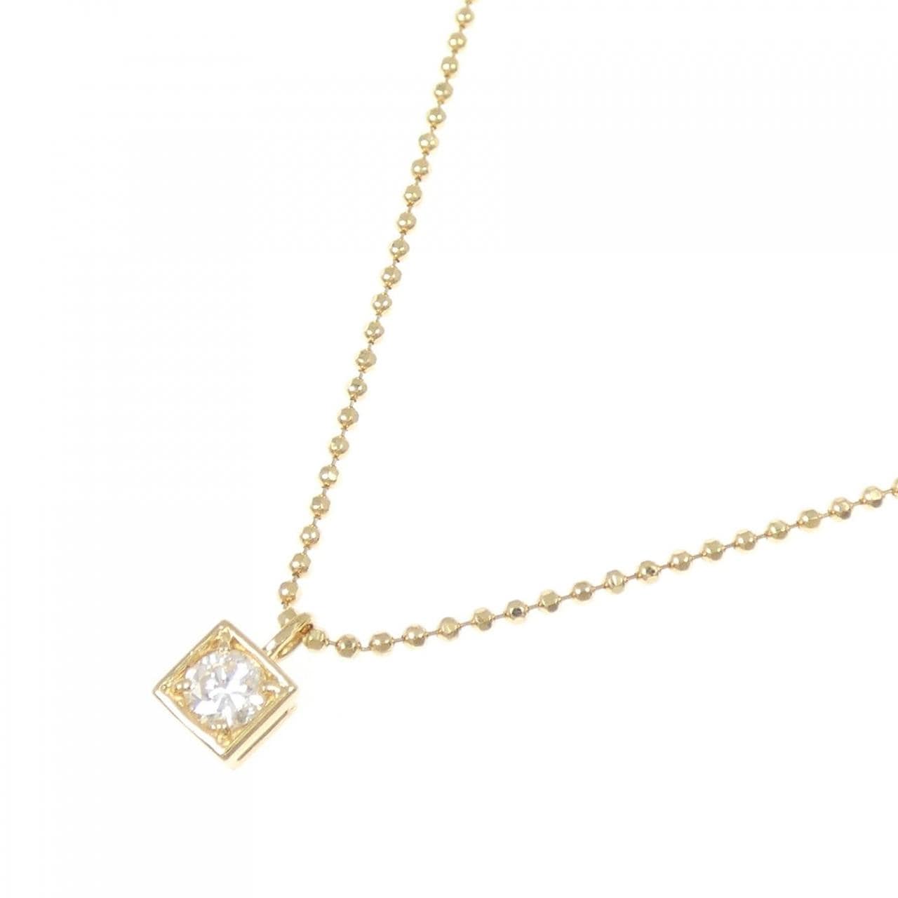 K18YG ダイヤモンド ネックレス 0.17CT