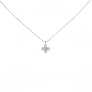 K18WG ダイヤモンド ネックレス 0.10CT