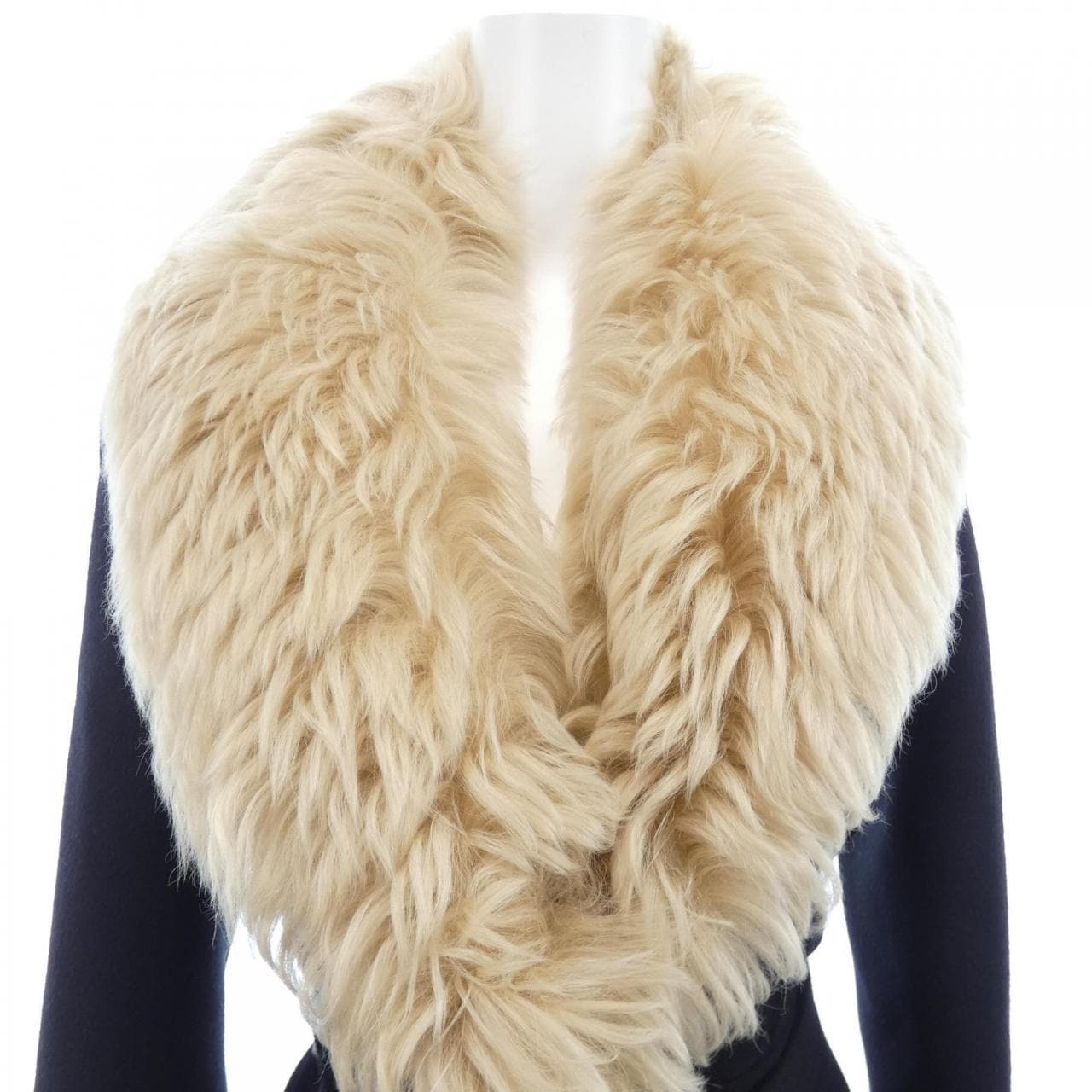 ルイヴィトン LOUIS VUITTON シャーリングカラーベルテッド FJMA83QWE コート