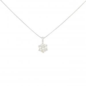 PT900/PT850 ソリティア ダイヤモンド ネックレス 1.014CT