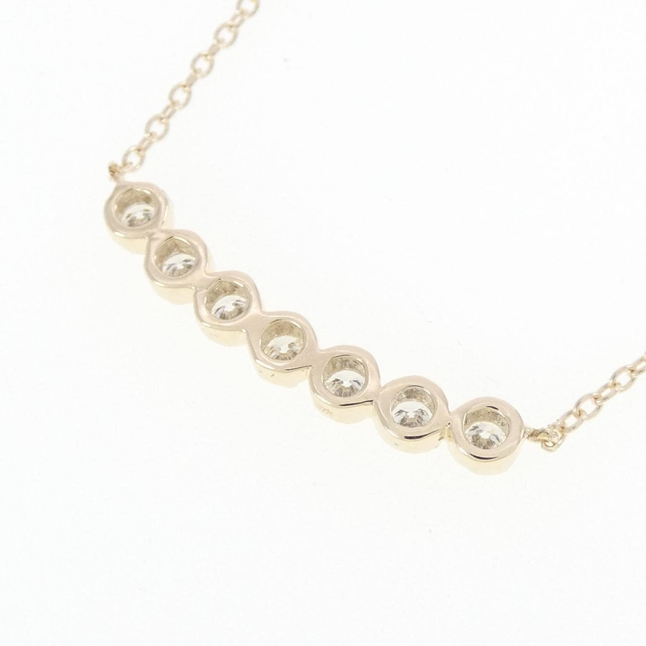 【リメイク】K10YG ダイヤモンド ネックレス 0.20CT