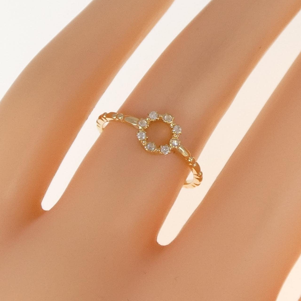 アガット ダイヤモンド リング 0.05CT