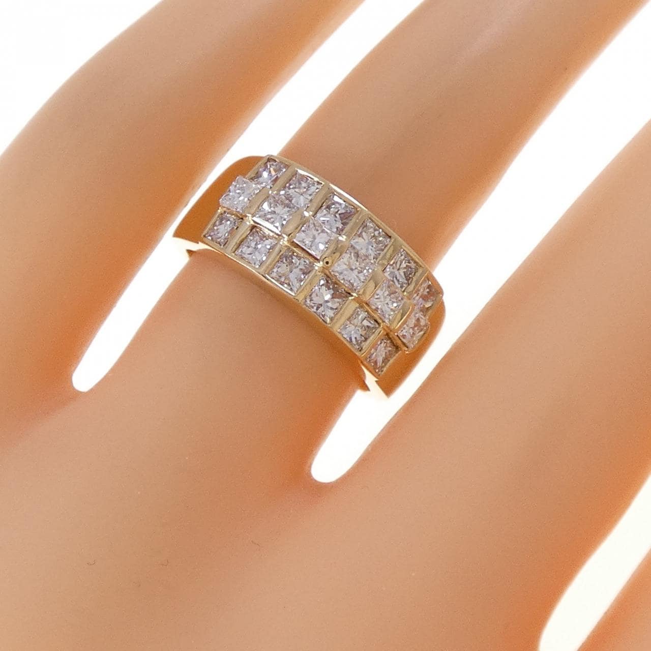 K18YG ダイヤモンド リング 1.25CT