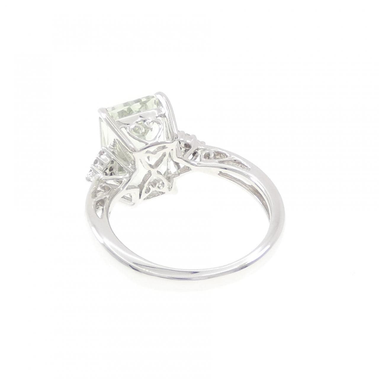 K18WG クオーツ リング