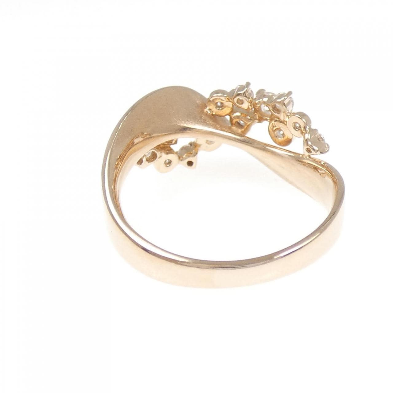 K18PG ダイヤモンド リング 0.41CT