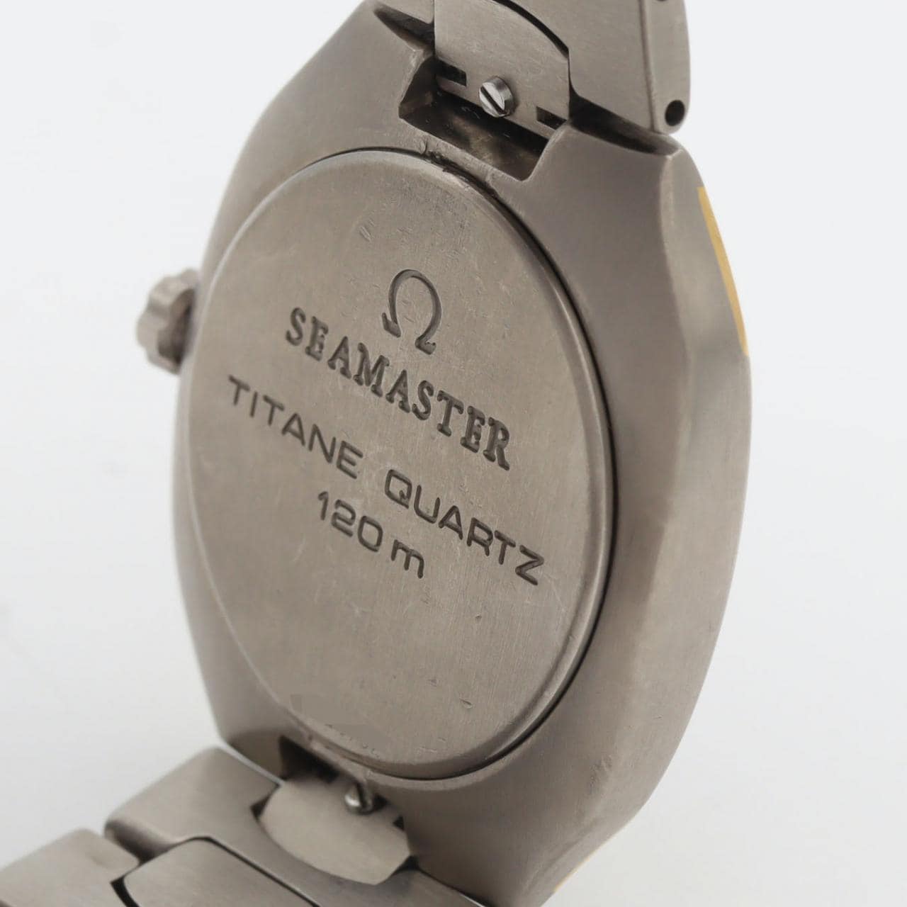 【ノーメンテナンス還元価格】オメガ シーマスターポラリス TI 5814.40 TIxYG クォーツ
