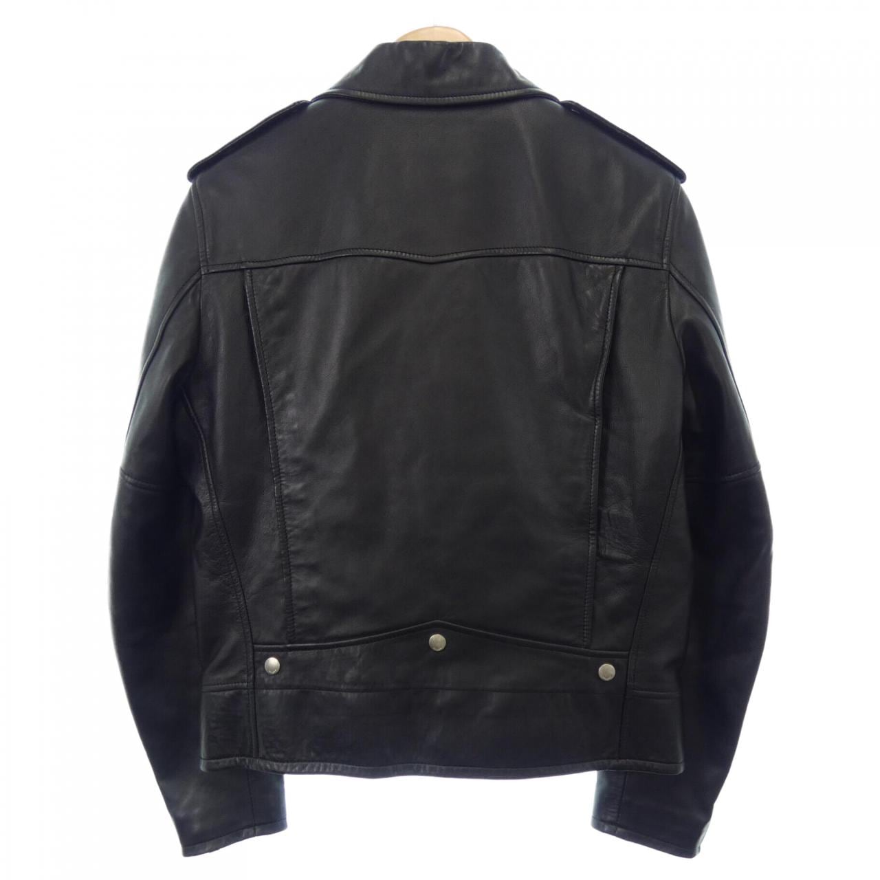 SAINT LAURENT SAINT LAURENT 皮革騎士夾克