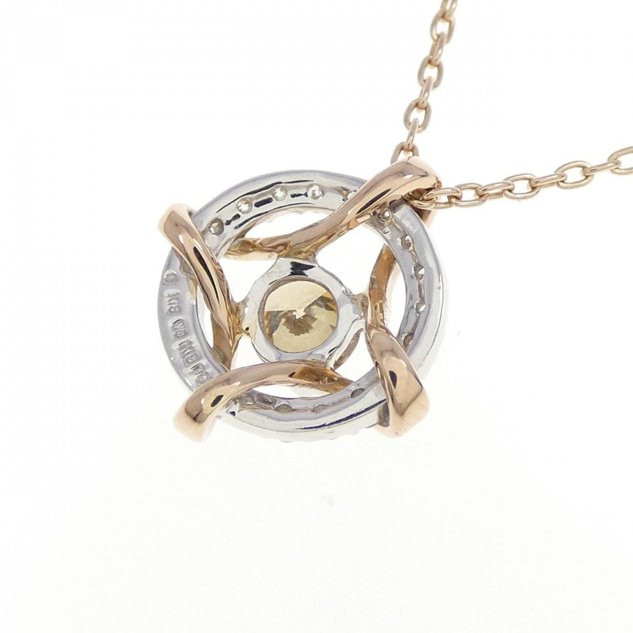 K18PG/K18WG ダイヤモンド ネックレス 0.20CT