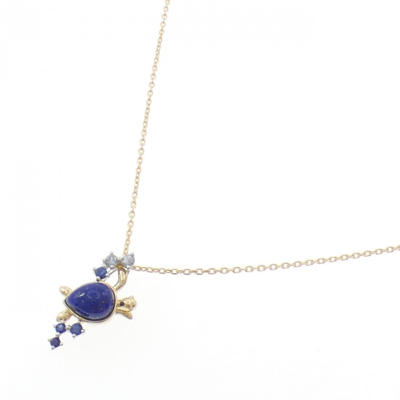 ジーエスティービー ラピスラズリ ネックレス