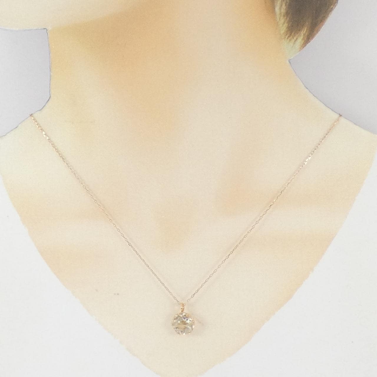 K10PG ルチルクオーツ ネックレス