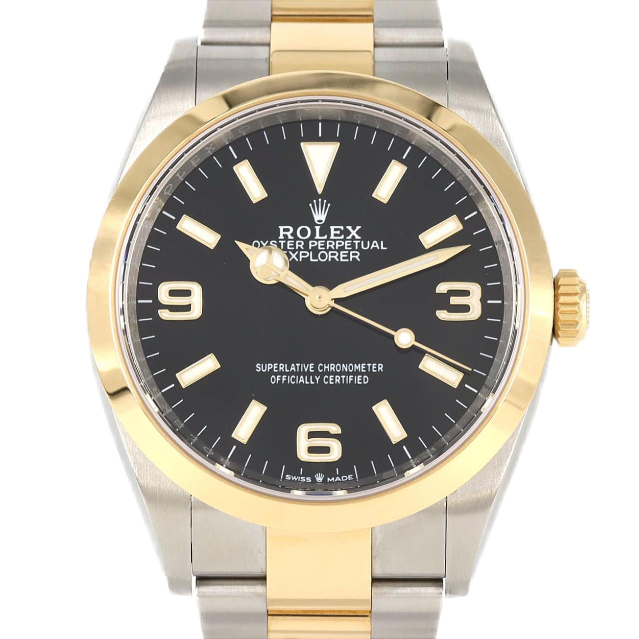 ロレックス エクスプローラーI 124273 SSxYG 自動巻 ランダム番