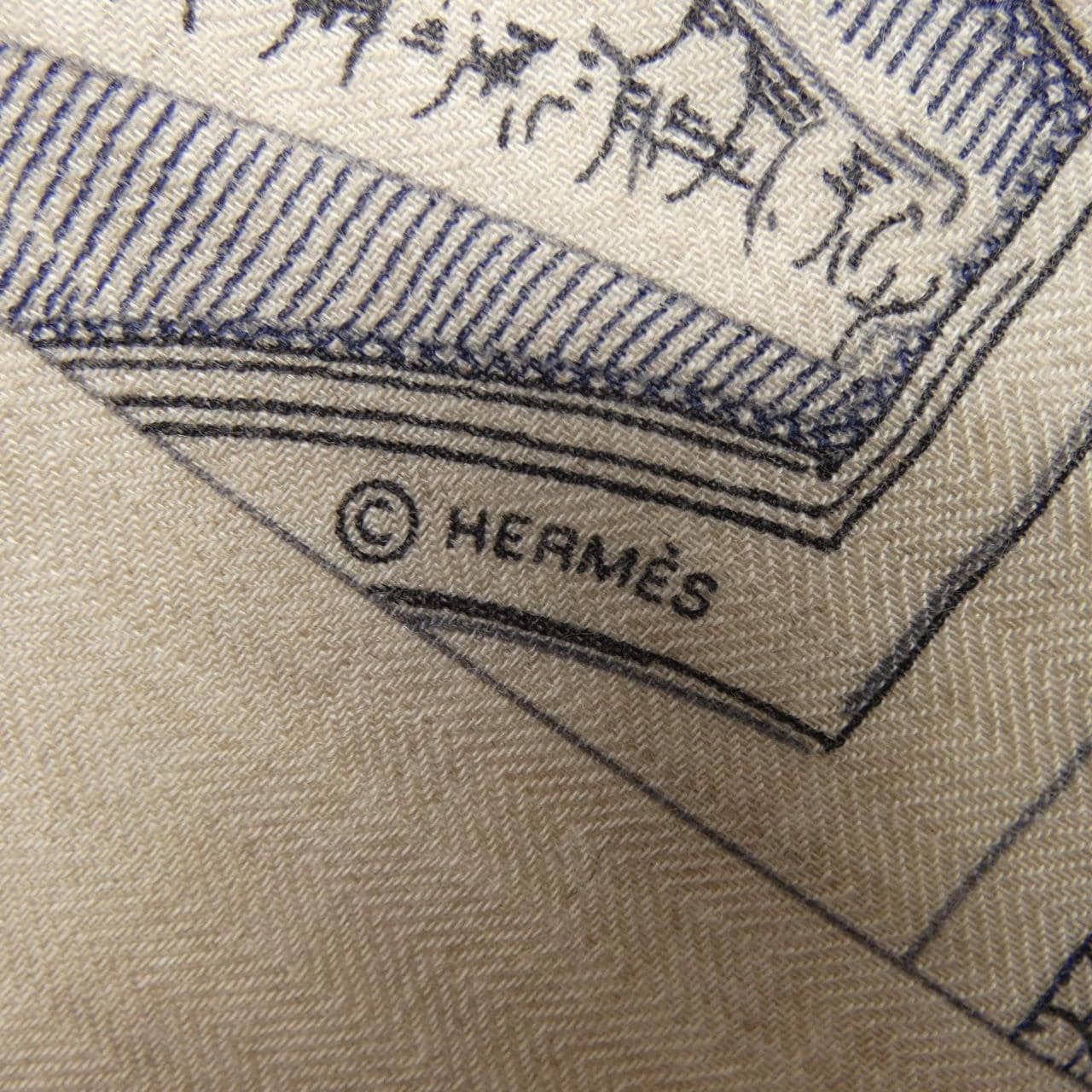 エルメス HERMES GRAND THEATRE NOUVEAU H243761S カレジェアン140 ショール