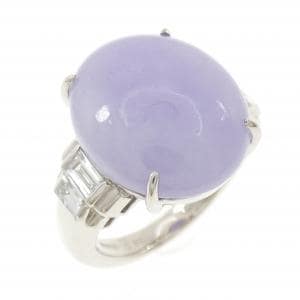PT900 ラベンダーヒスイ リング 12.30CT