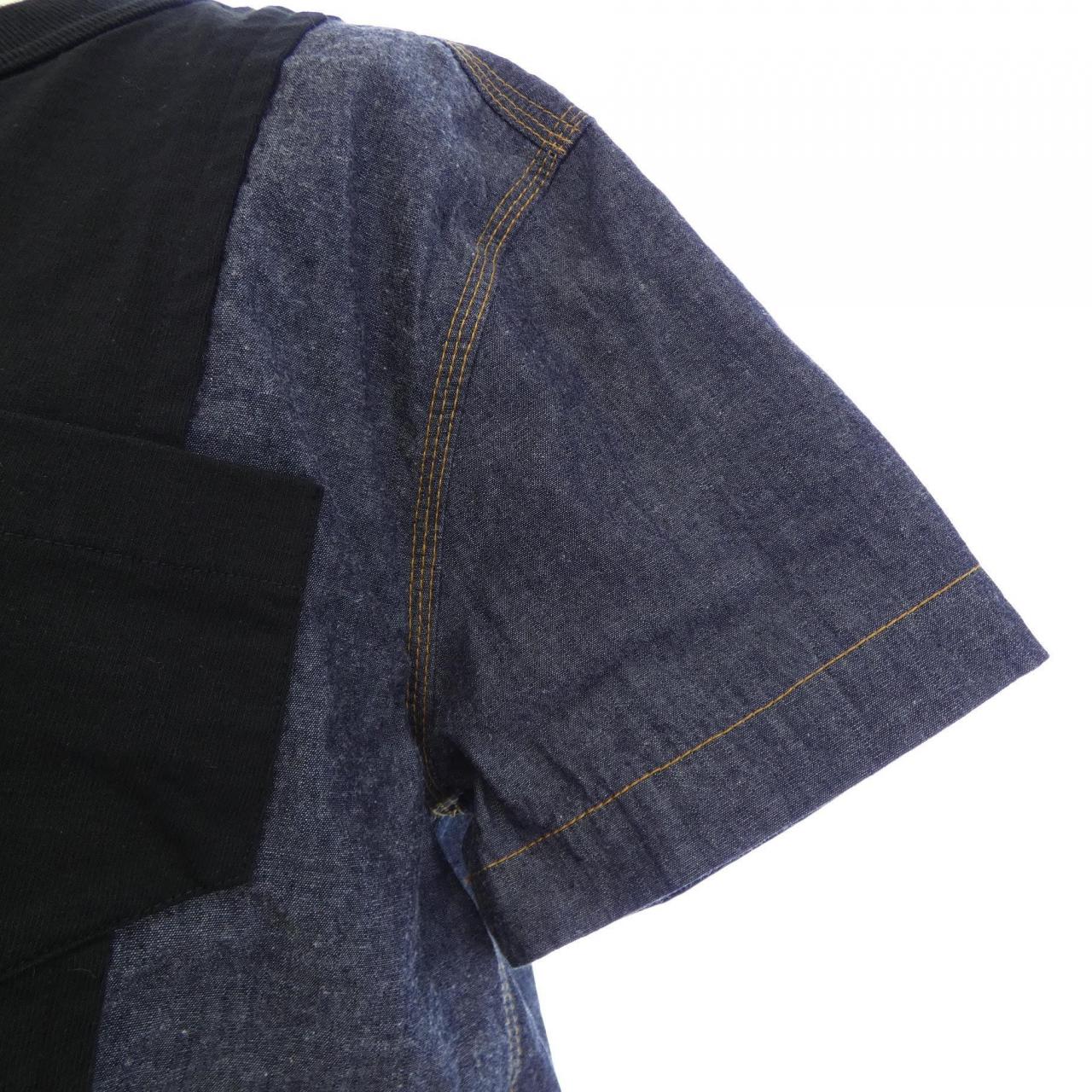 サカイ SACAI DUNGAREE COTTON JERSEY 25-08268 Tシャツ