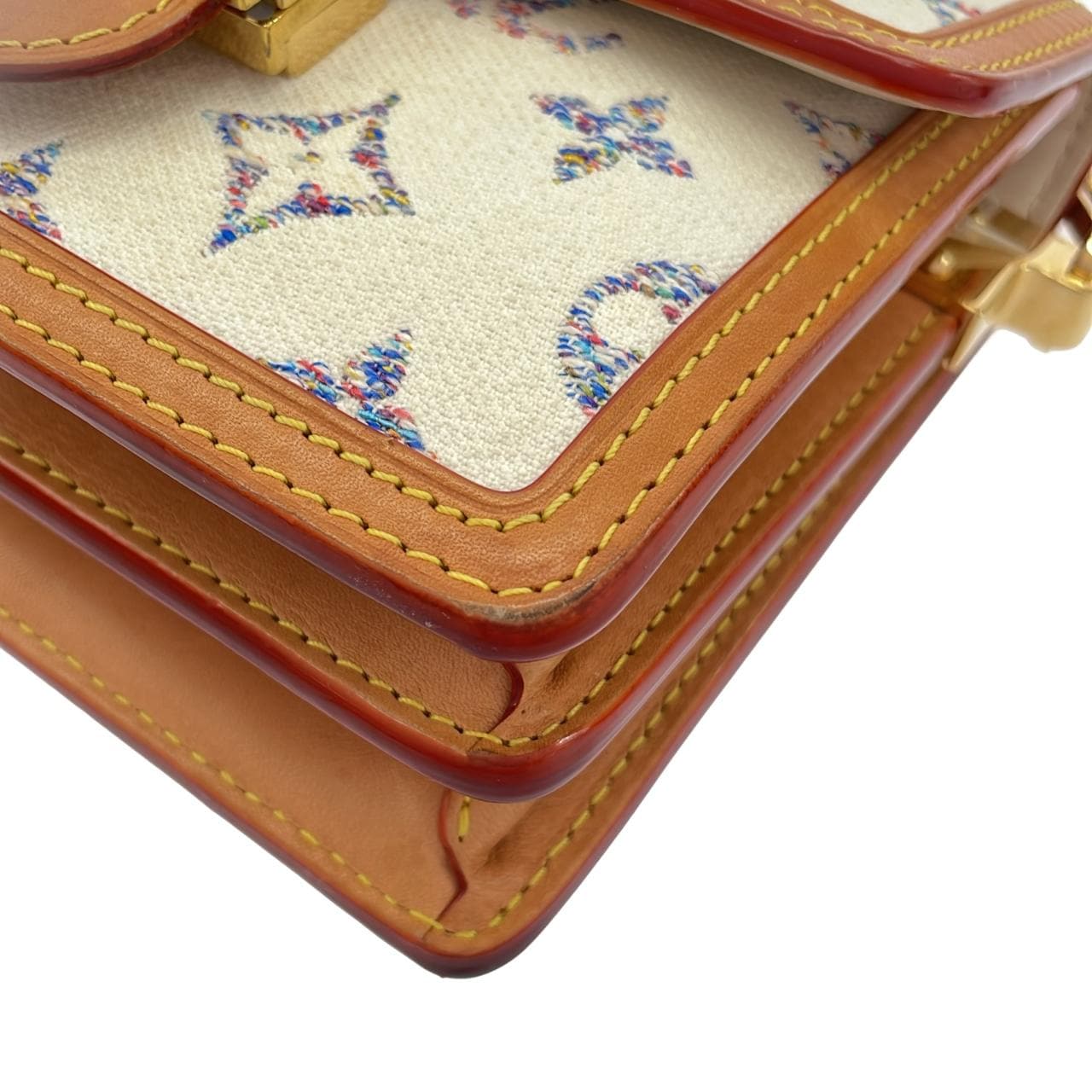 ルイヴィトン ツイード モノグラム マルチカラー ドーフィーヌ MINI M24841 ショルダーバッグ