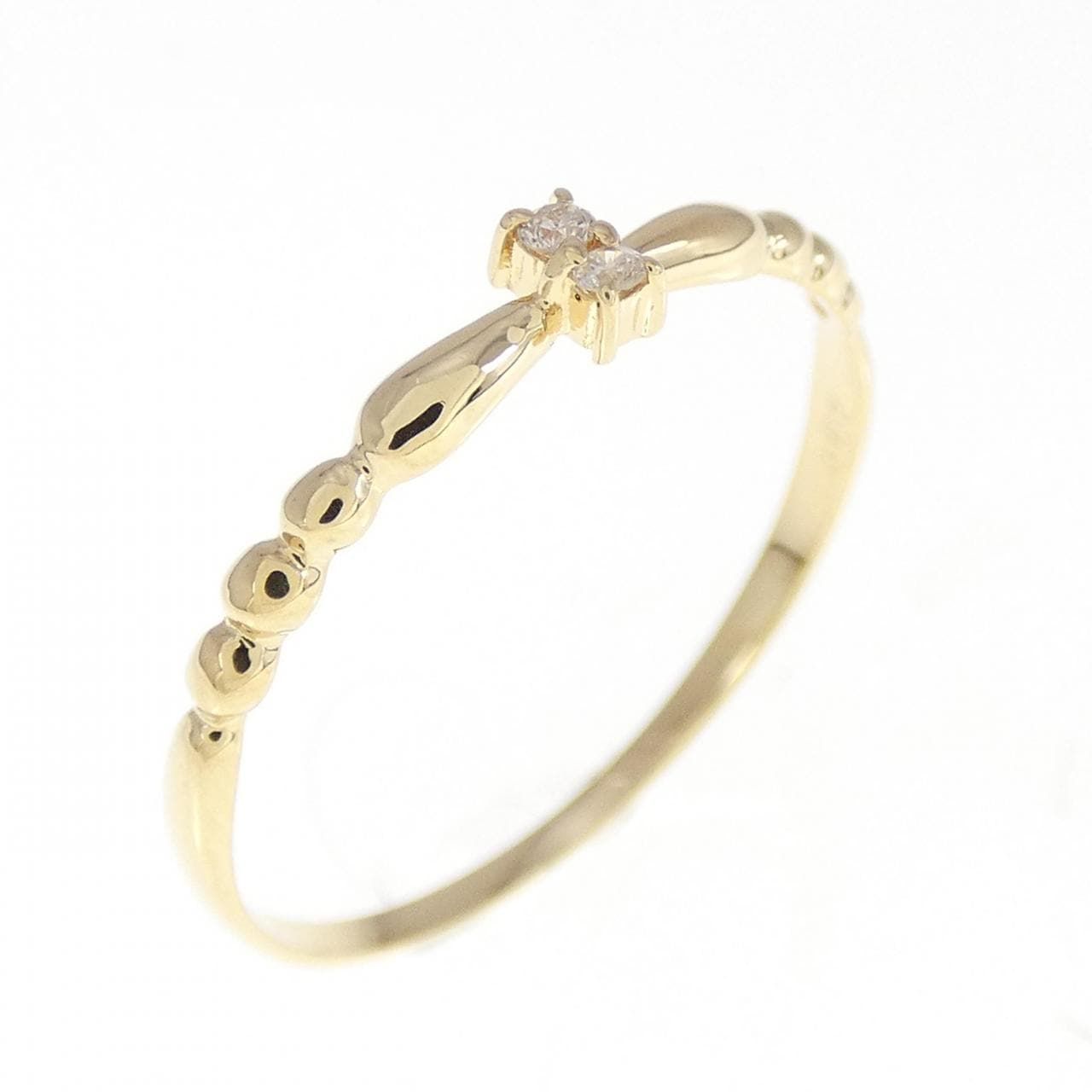 K18YG ダイヤモンド リング 0.02CT