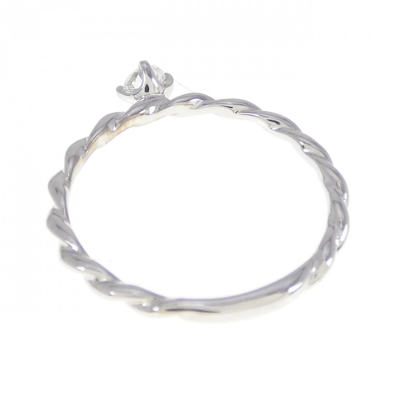K18WG ダイヤモンド リング 0.10CT