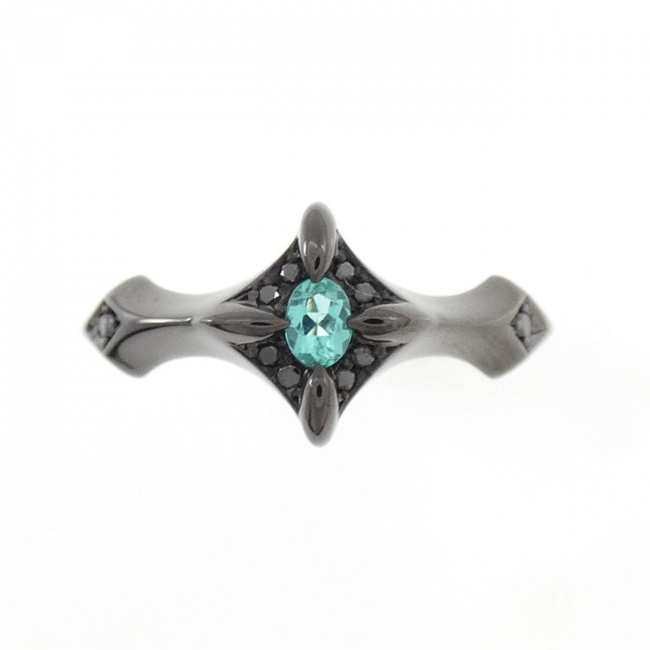 K10BG パライバトルマリン リング 0.108CT