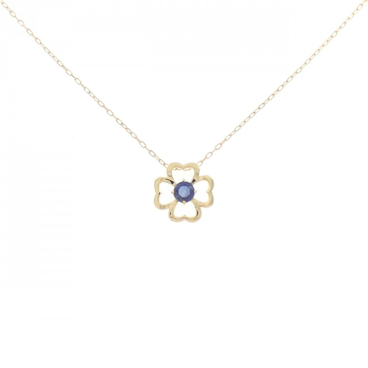 K18YG サファイヤ ネックレス 0.15CT