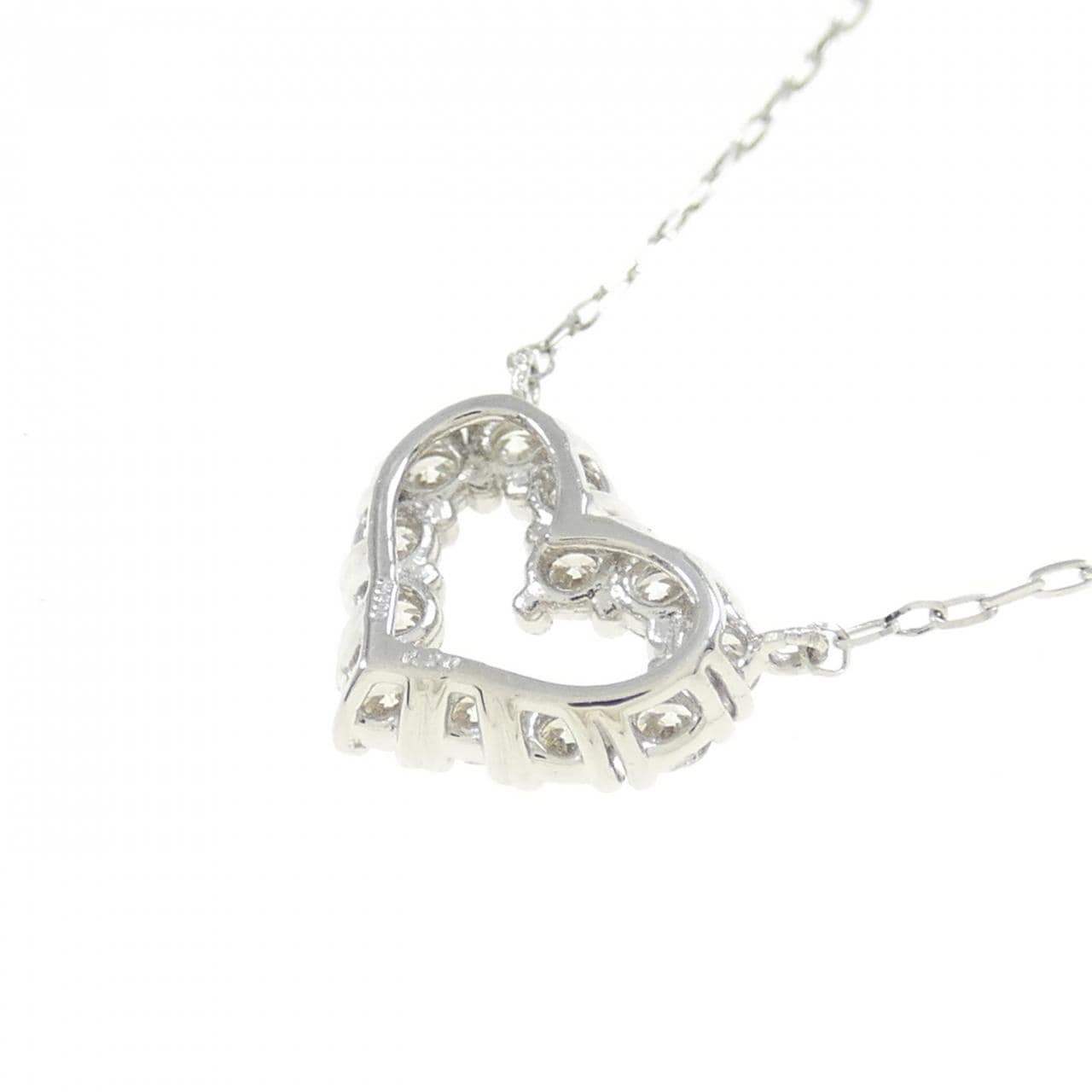 [BRAND NEW] PT Heart Diamond Necklace 0.20CT