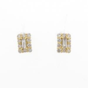 【新品】K18YG ダイヤモンド ピアス 0.40CT