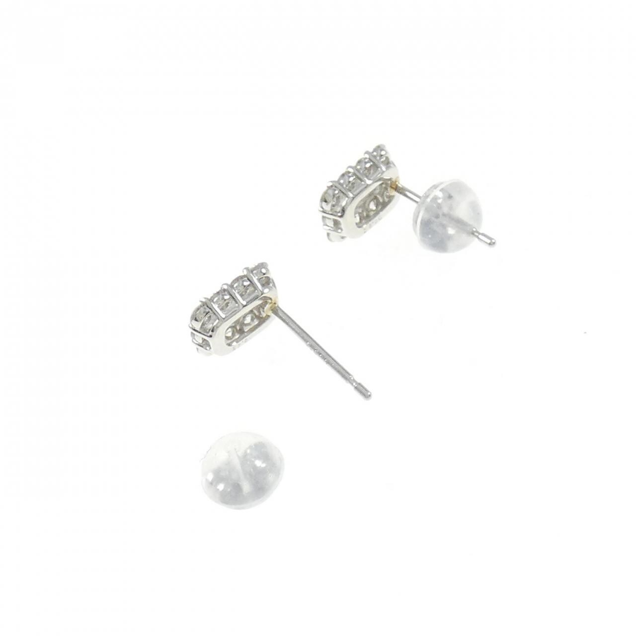 【新品】PT900 ダイヤモンド ピアス 0.50CT