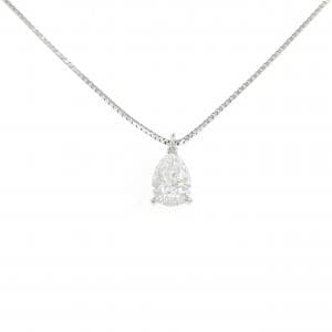 PT900/PT850 ダイヤモンド ネックレス 0.651CT D SI1 ペアシェイプ