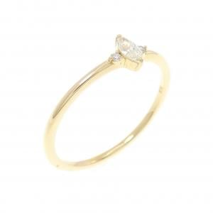 【新品】K18YG ダイヤモンド リング 0.10CT