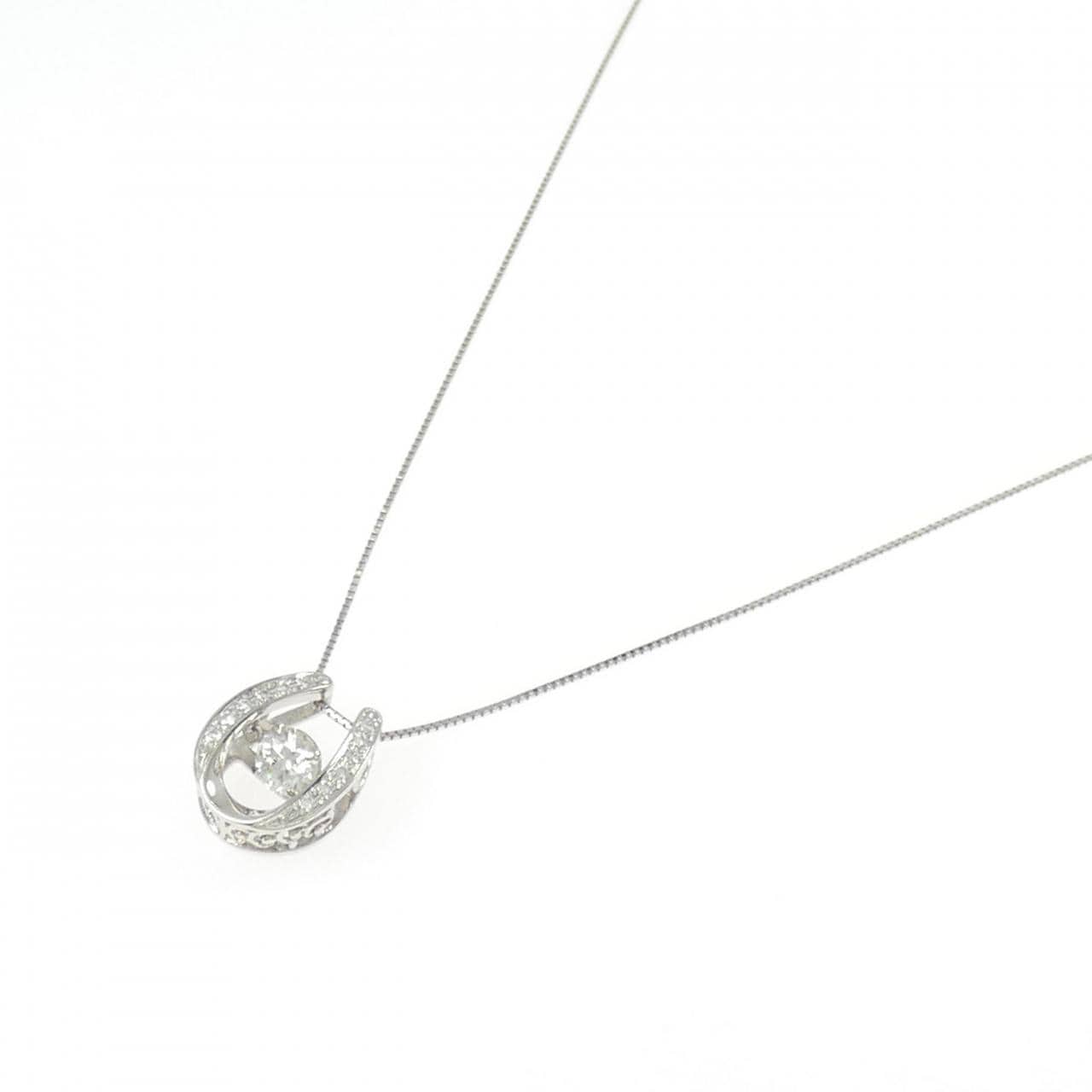 PT900/PT850 ダイヤモンド ネックレス 0.549CT