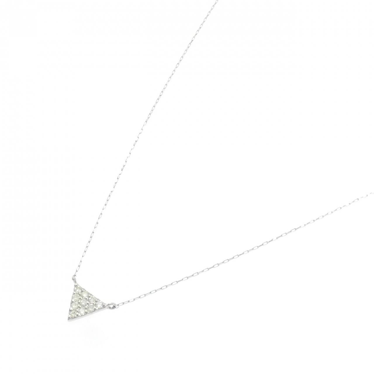 【新品】PT900 ダイヤモンド ネックレス 0.10CT