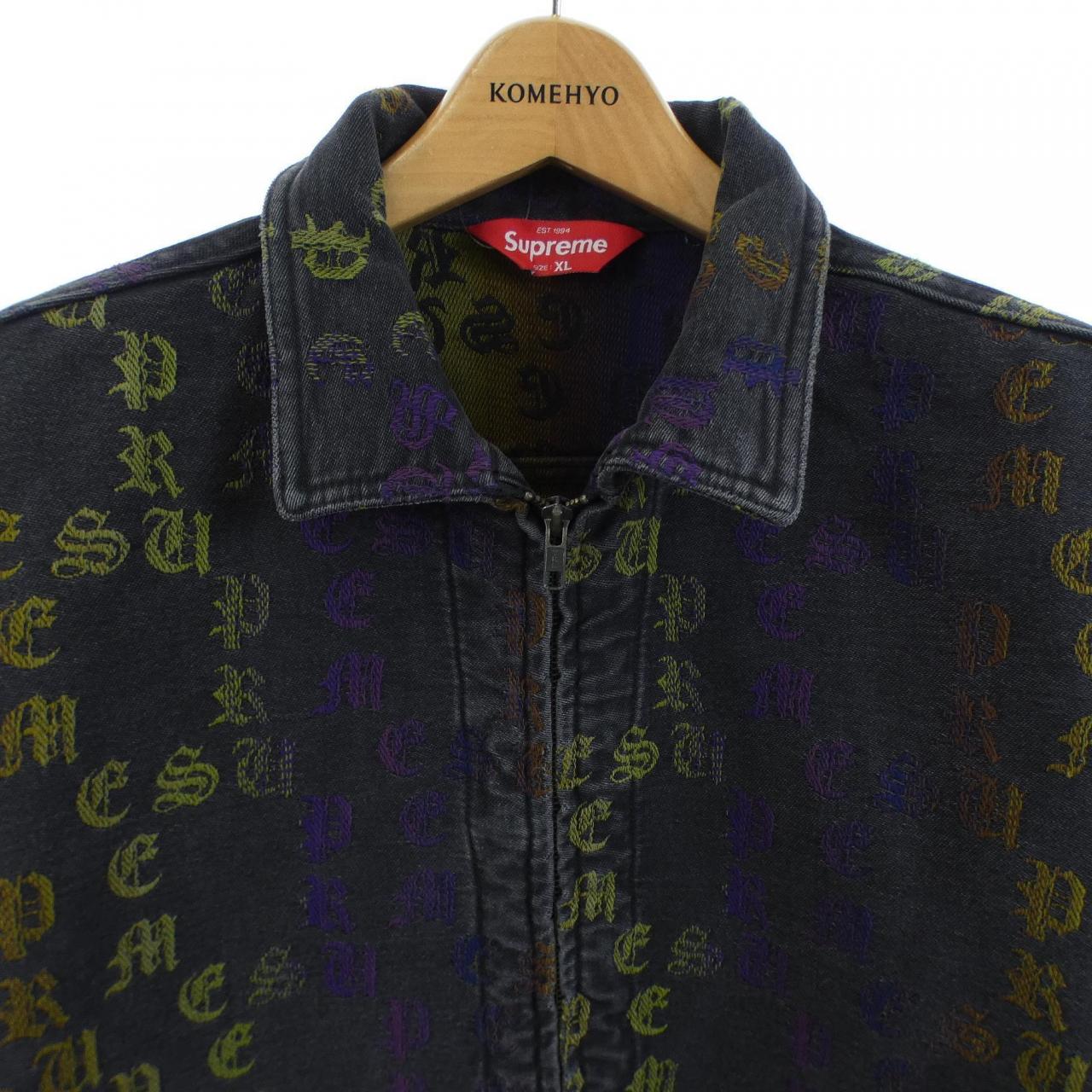 シュプリーム SUPREME GRADIENT JACQUARD DENIM ジャケット