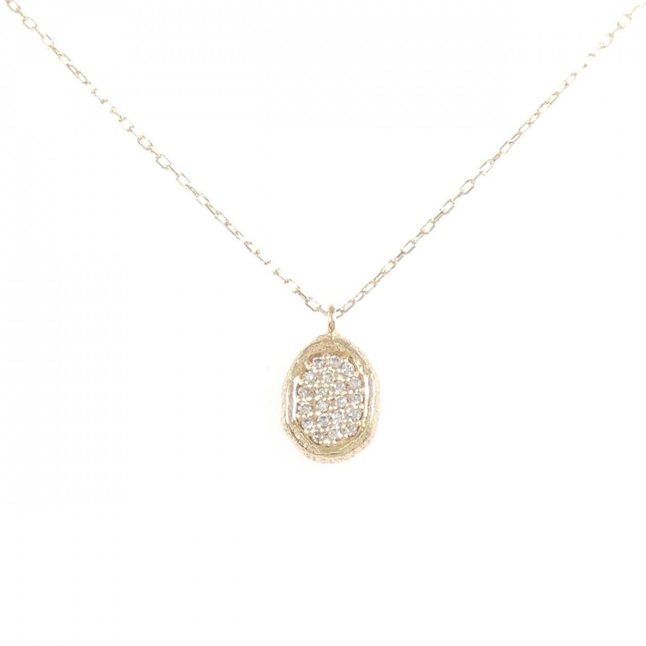 K10YG ダイヤモンド ネックレス 0.08CT