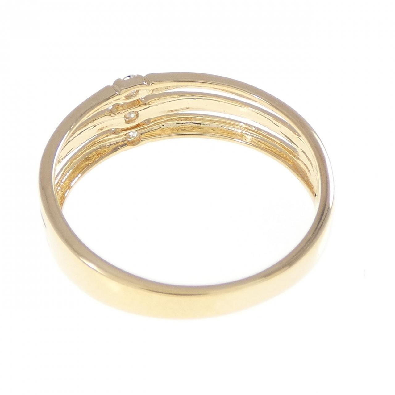 K18YG ダイヤモンド リング