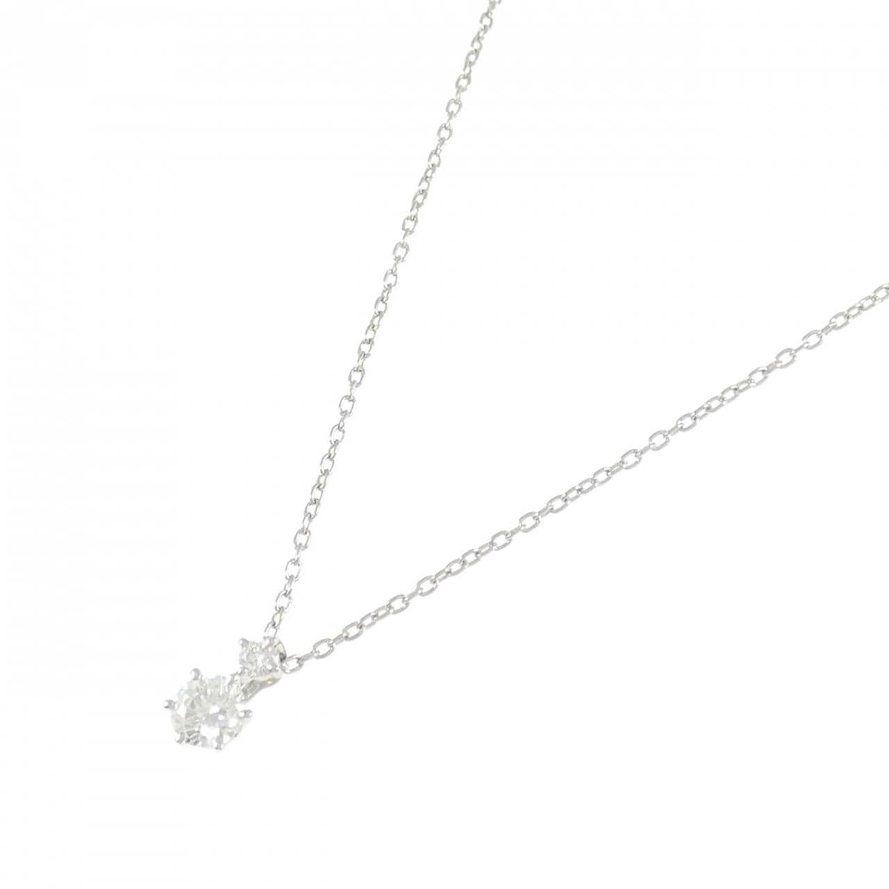 ロイヤル アッシャー ダイヤモンド ネックレス 0.24CT