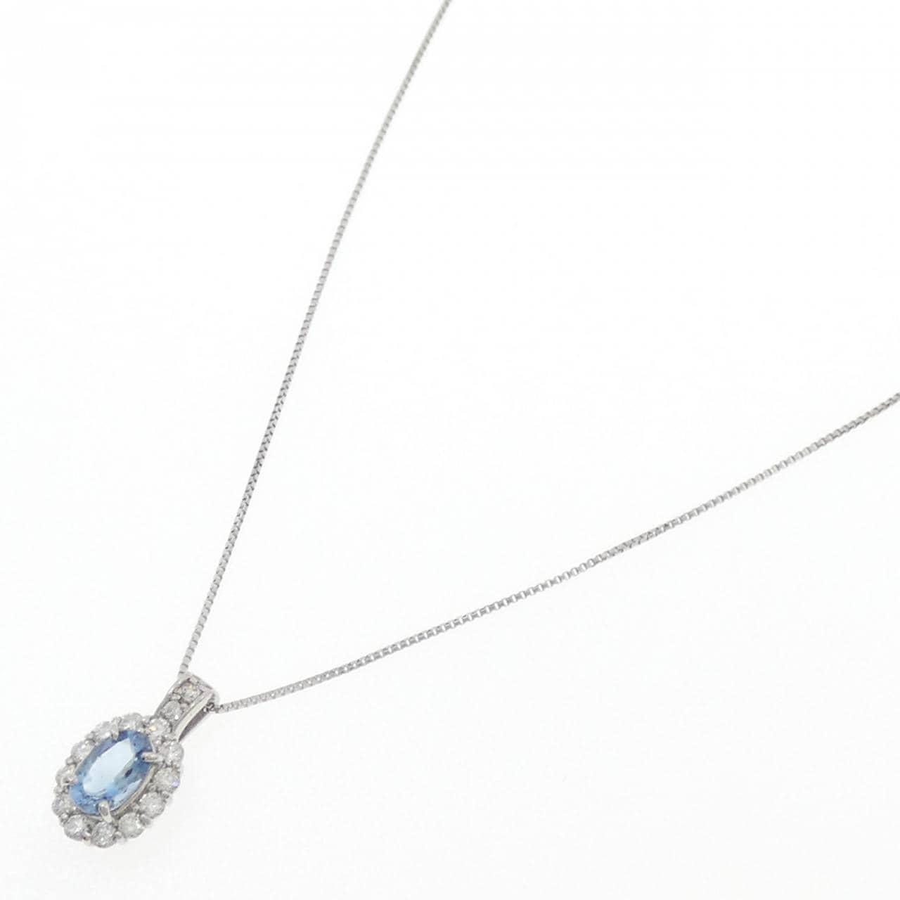 PT900/PT850 アクアマリン ネックレス 0.394CT