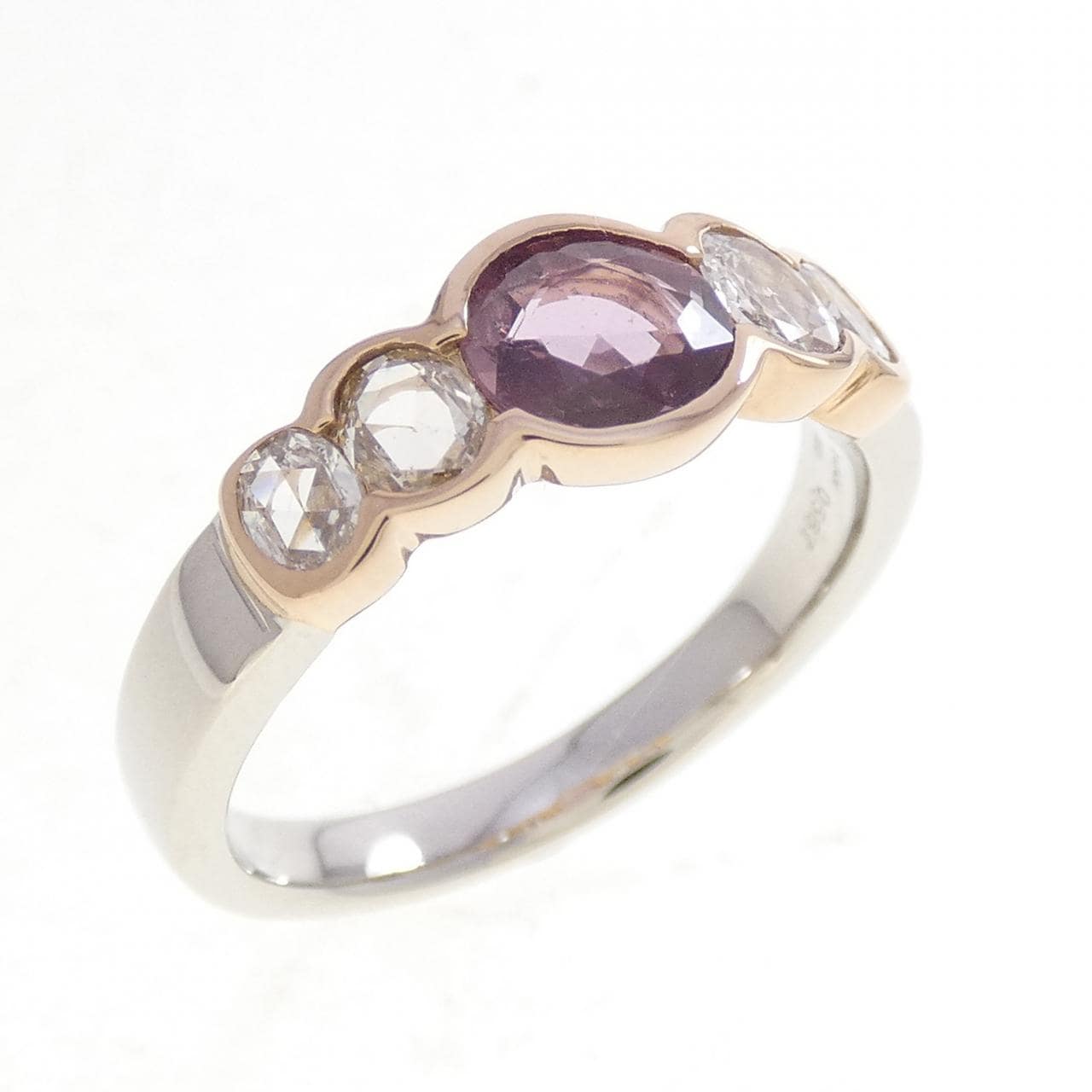 PT900/K18PG サファイヤ リング 0.567CT